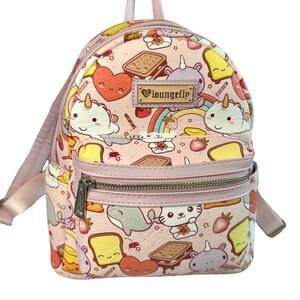 RARE Loungefly Smoko Sweet Treats Mini Pink Backpack - Cute Kawaii Bag / Purse